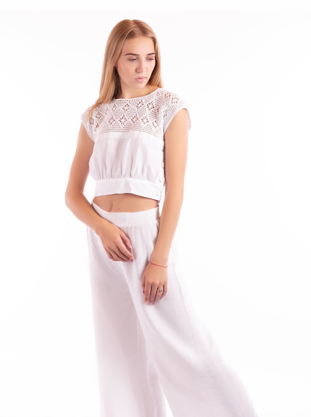 Jasmine Crocheted Crop Top 